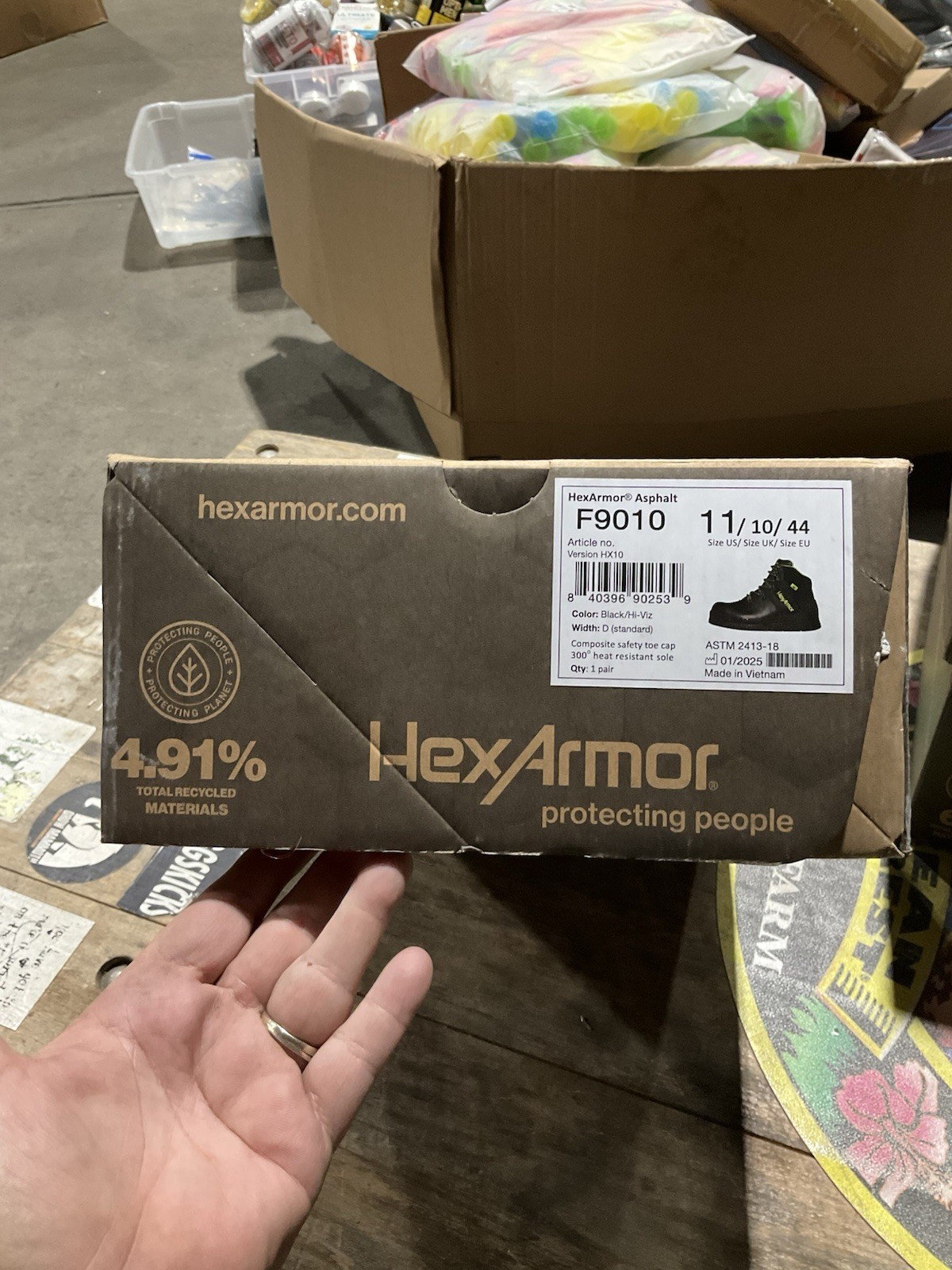 Hexarmor Asphalt Work Boots Size 11 Comfort Performance Durability