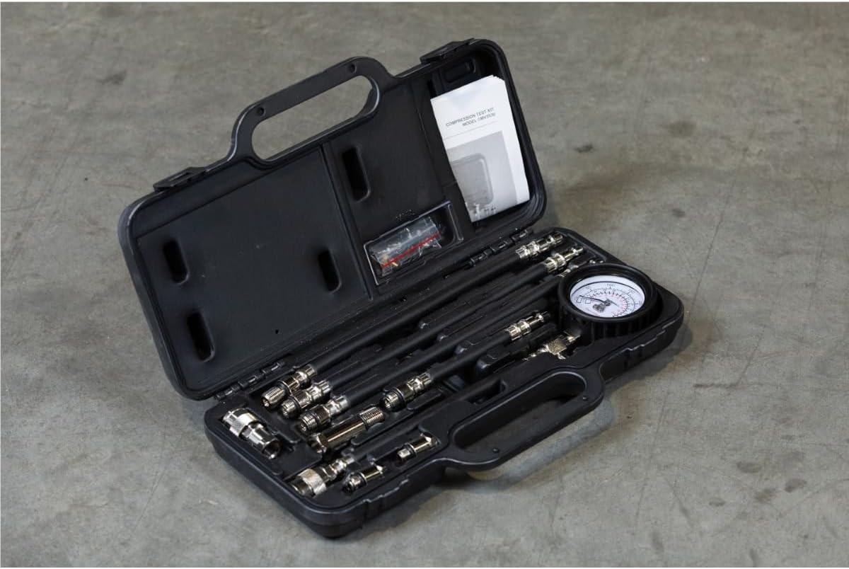 MV5530 Engine Compression Kit, Manual Pressure Release, 2-3/4 in. Bourdon Tu...