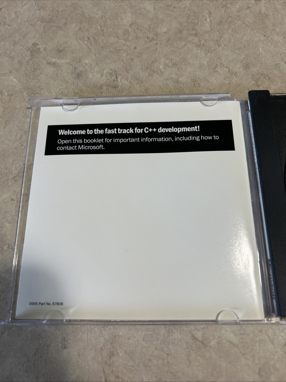 Microsoft Visual C++ 4.0 CD Windows 95 / NT