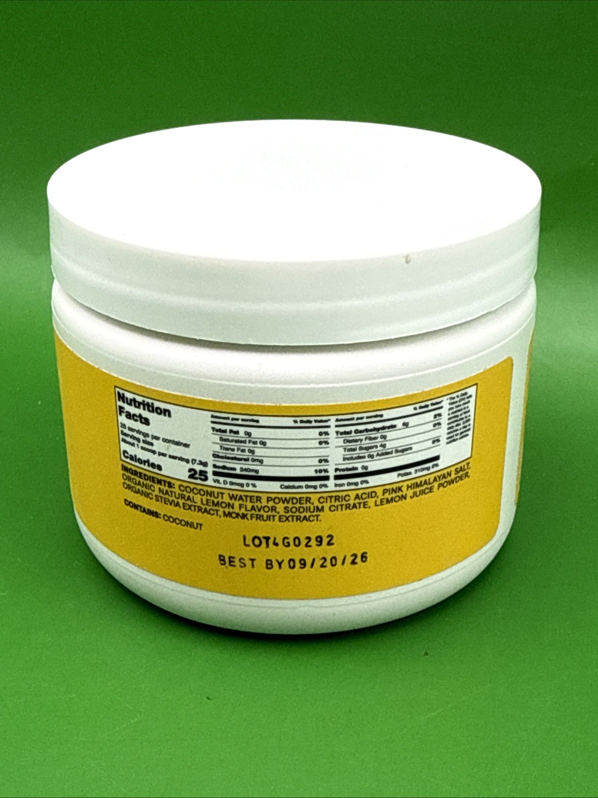 Cure Hydration Electrolyte Drink Mix Lemonade EXP 09/2026