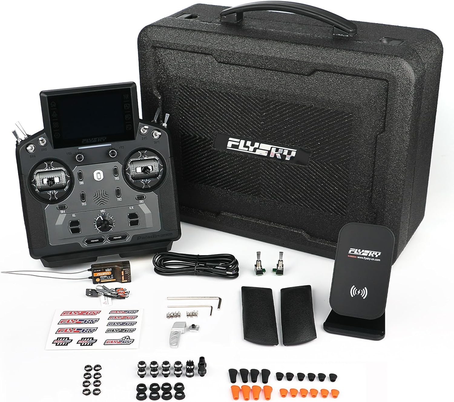 GoolRC Flysky Paladin PL18 Ultra Radio Transmitter and FTr8B Receiver Set, 18 ch