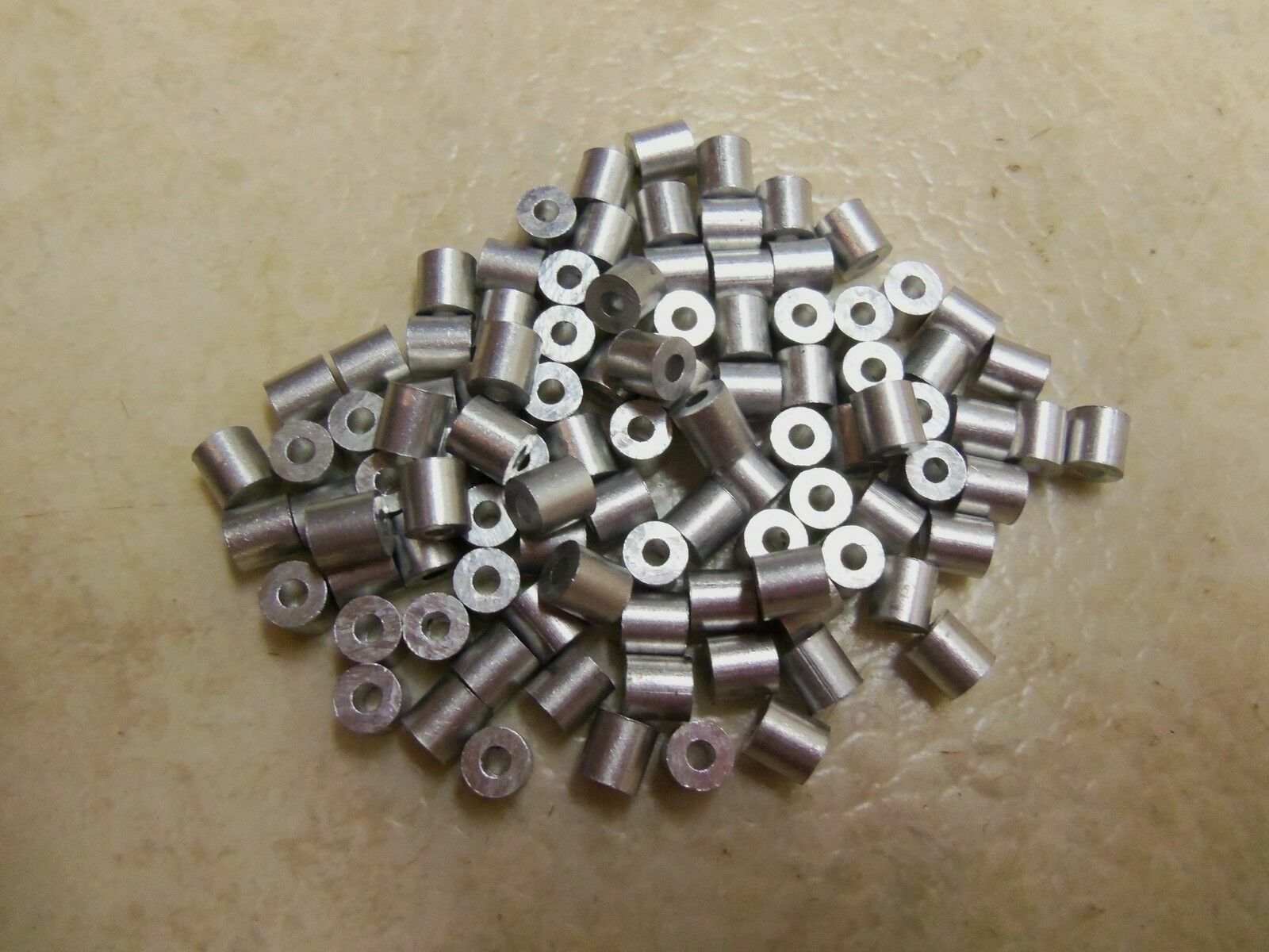 1/16 Aluminum Cable End Stop Buttons 100 Pack Trapping Supplies