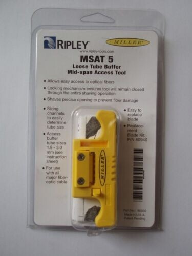 NEW RIPLEY MILLER MSAT 5 OPTICAL CABLE MID-SPAN FIBER ACCESS TOOL w/o packaging