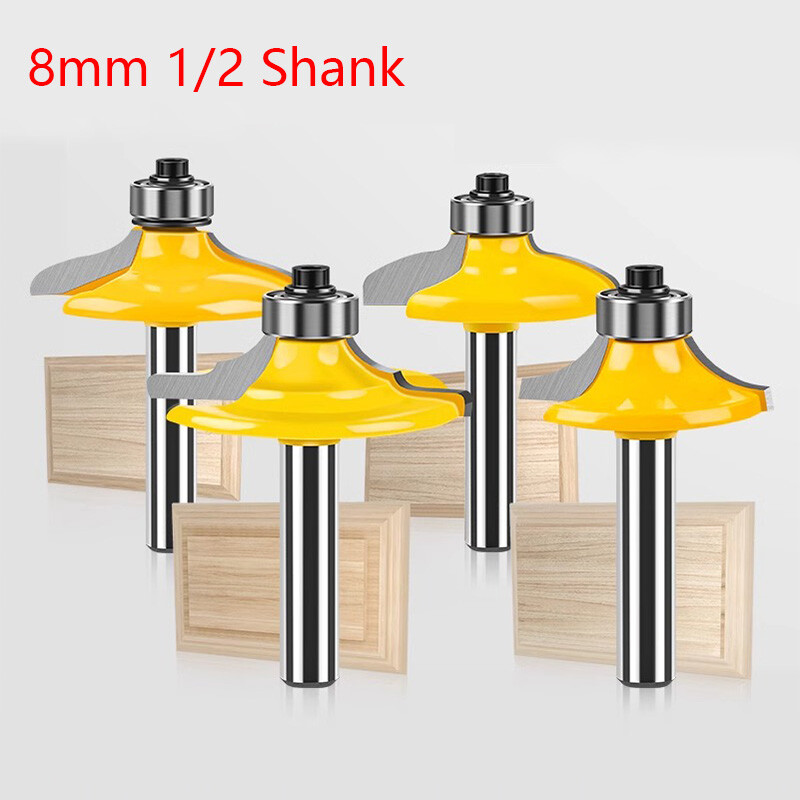 8mm 1/2 Shank Raised Panel Router Bit 35mm-44.4mm Door Milling Cutter for Wood