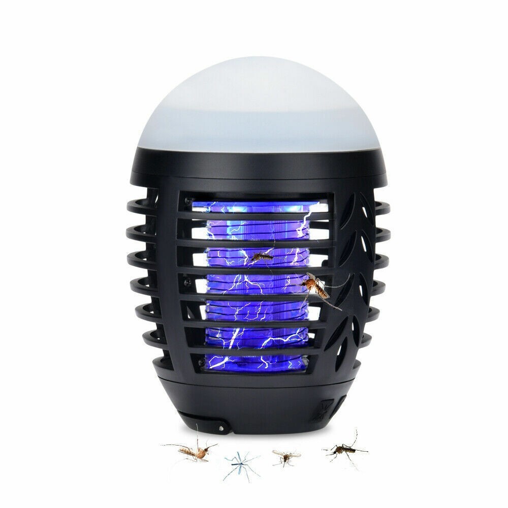 2PACK Electric Mosquito Insect Fly Bug Zapper Killer LED Light Trap Control Lamp