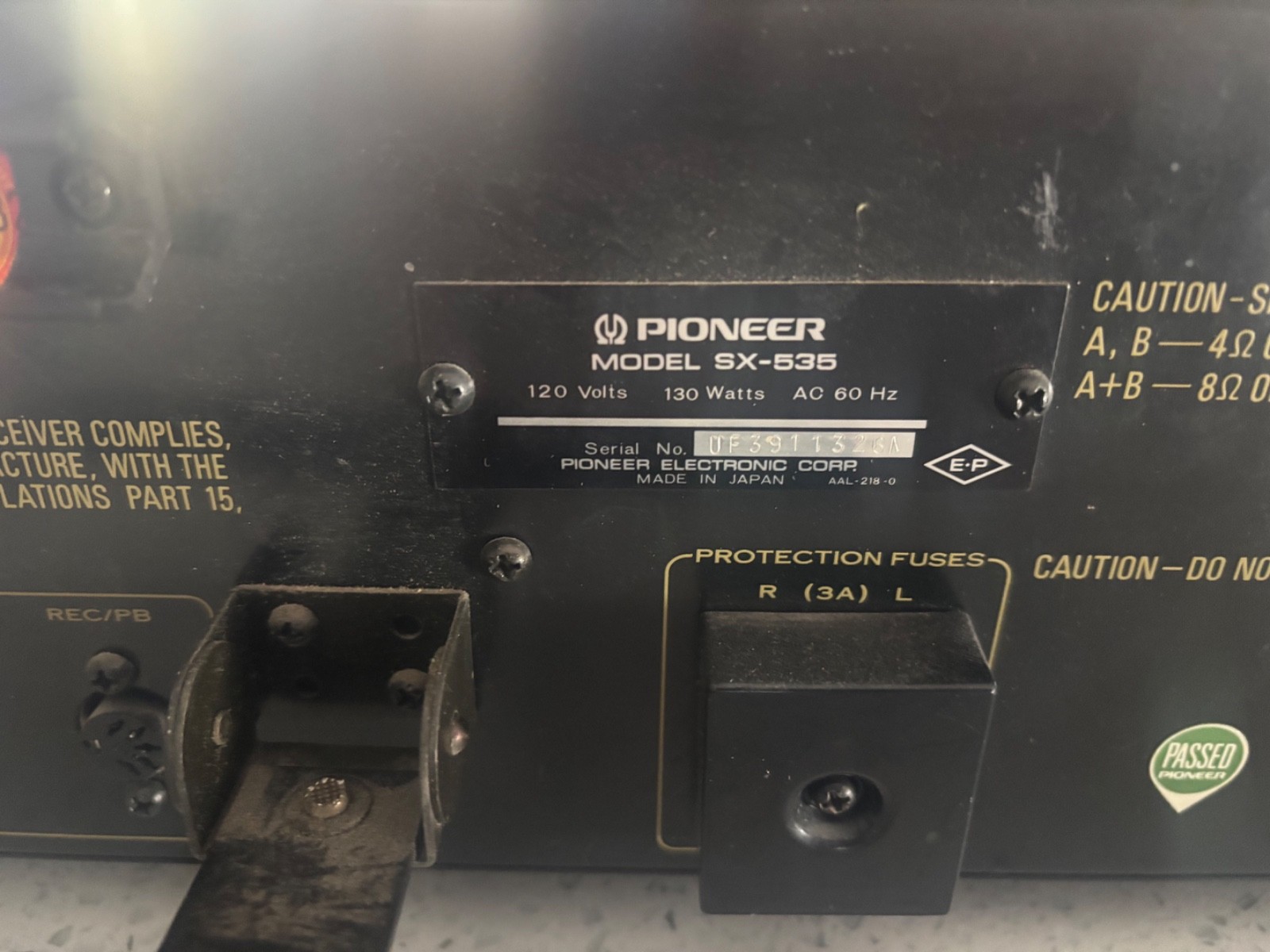 Pioneer SX-535, Excellent Condition