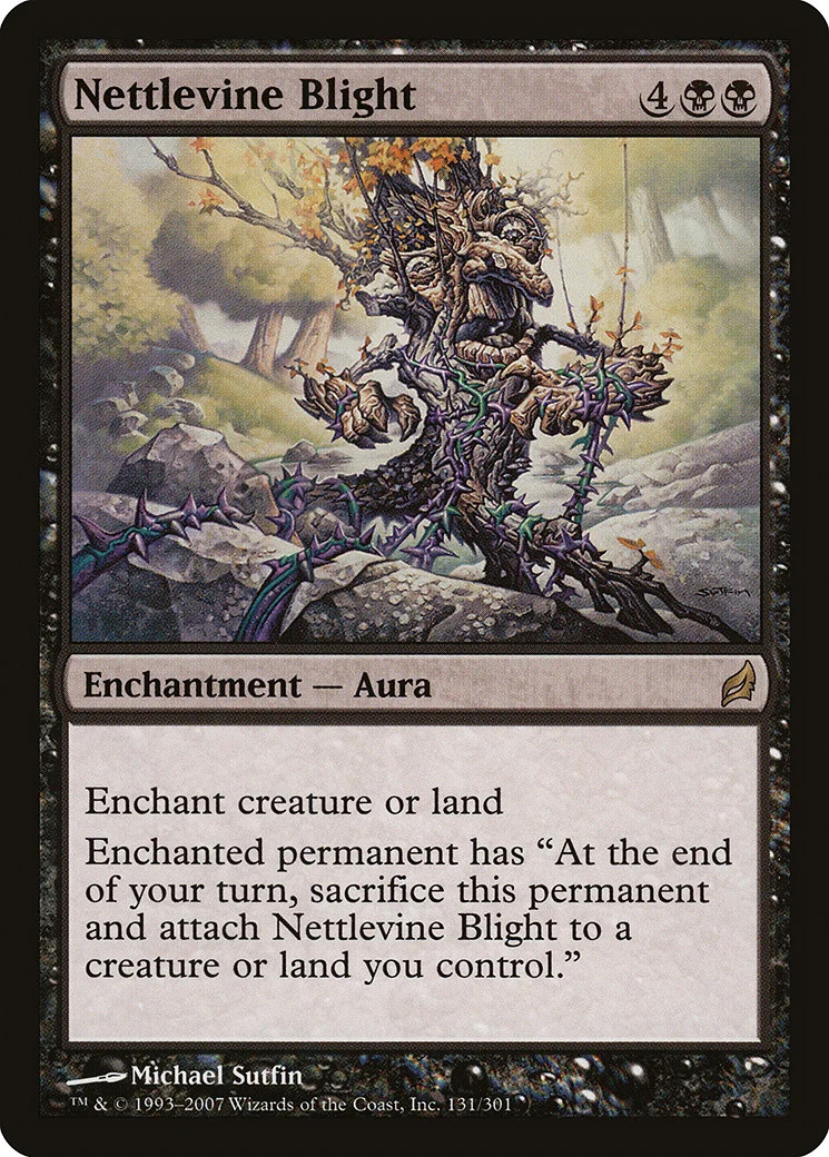 Nettlevine Blight Lorwyn NM Black Rare MAGIC THE GATHERING MTG CARD ABUGames