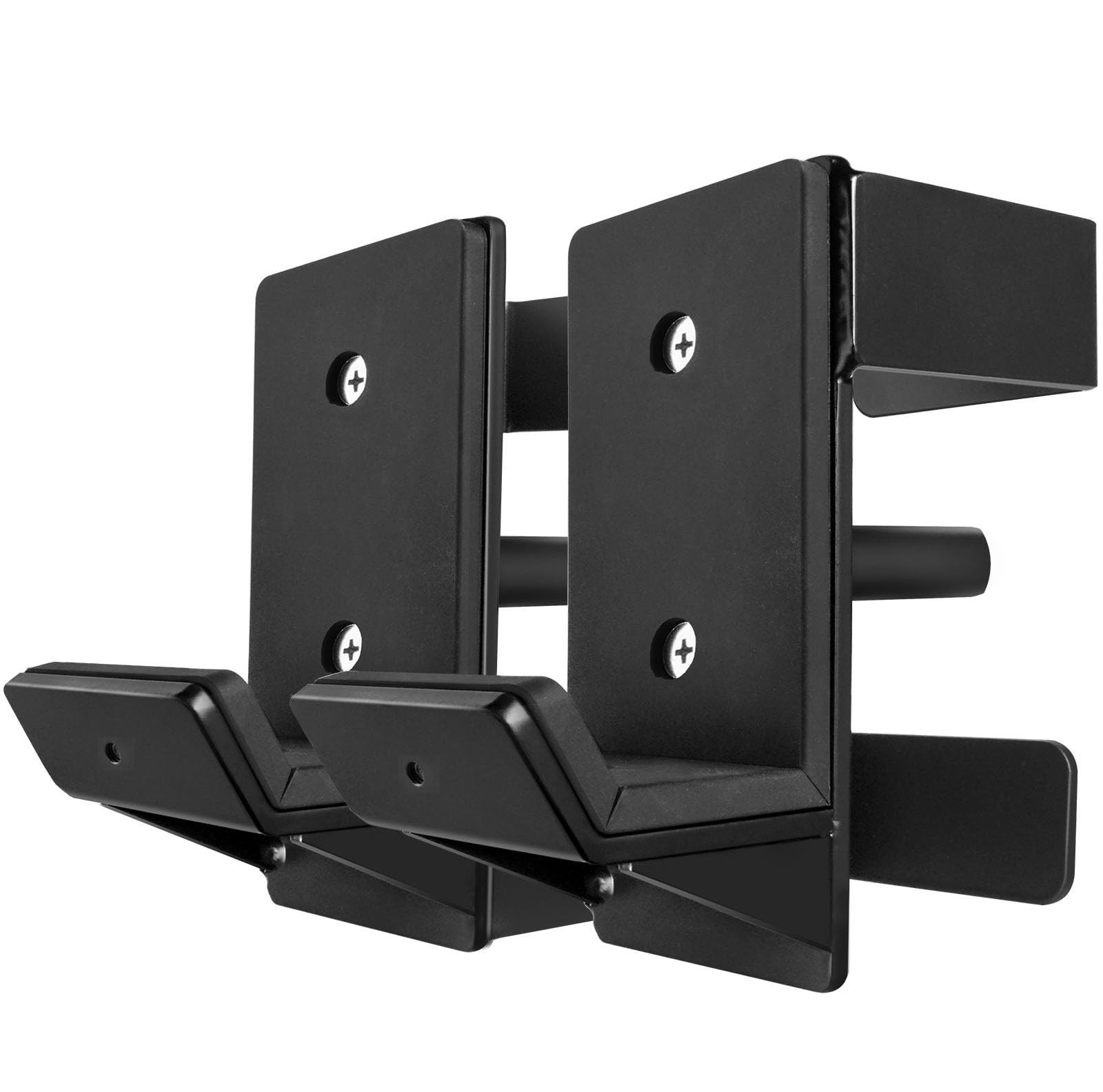 AINAFIX J Hooks for 3" x 3" Power Rack, Rubber Pad J-Hook for Power Cage, Bot...