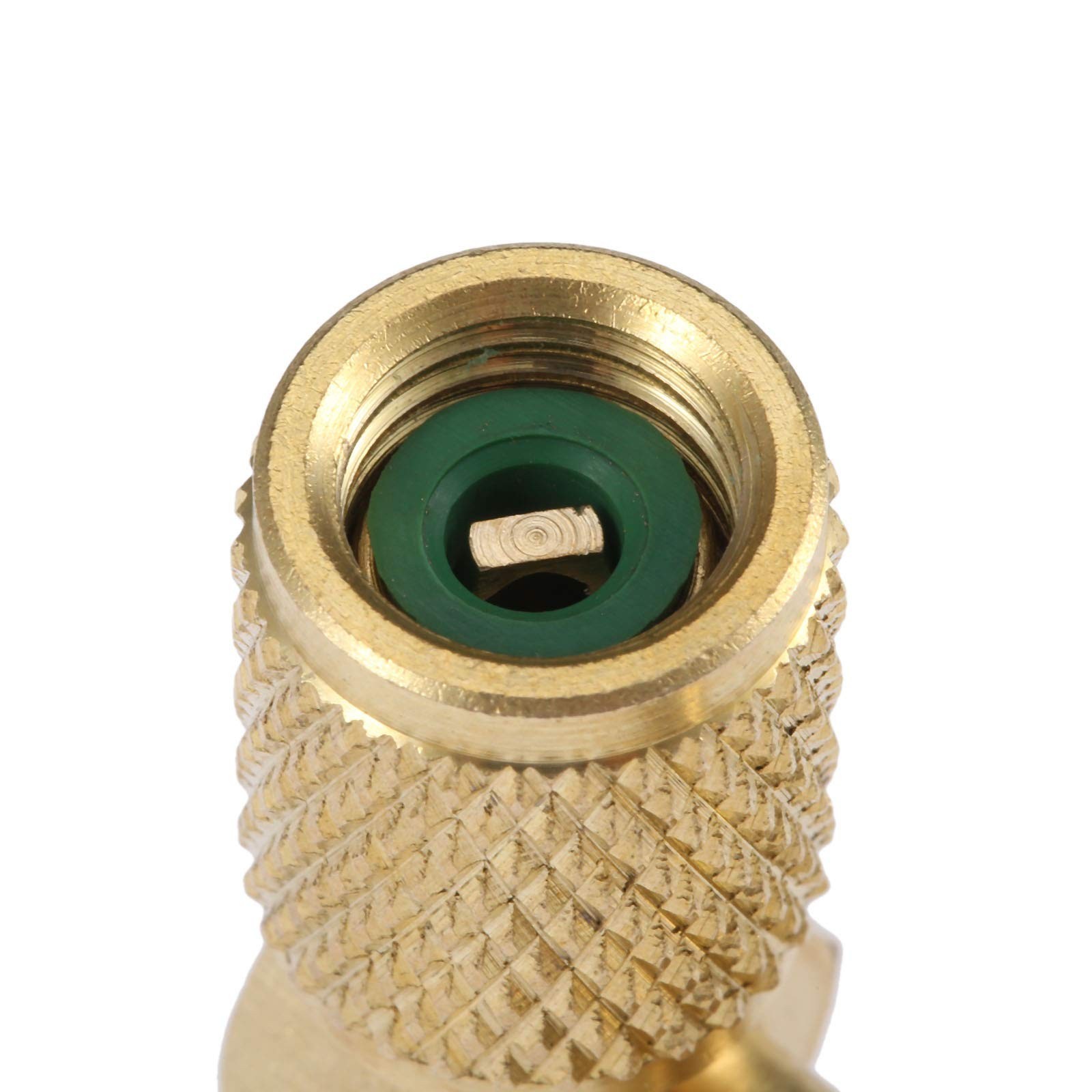 R12 to R134 A High/Low AC Fitting Port Retrofit Conversion Adapter, Quick Cou...