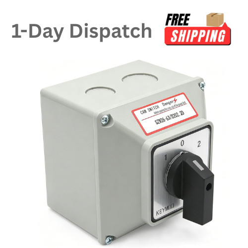 Keymoo 63A Rotary Changeover Switch 660V IP65