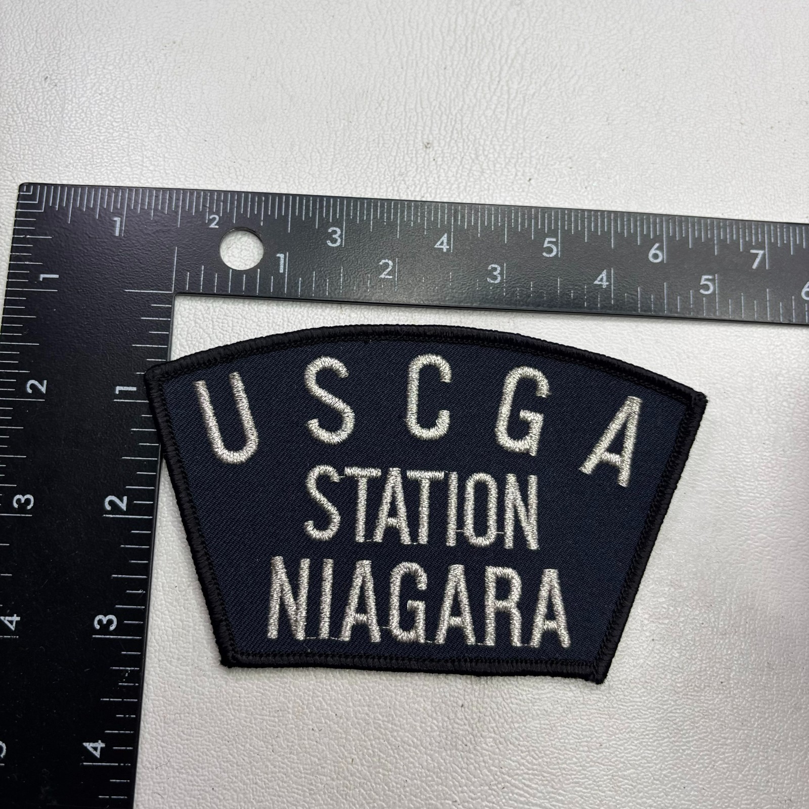 USCGA STATIOPN NIAGARA US COAST GUARD Hat Cap Patch 50Z0