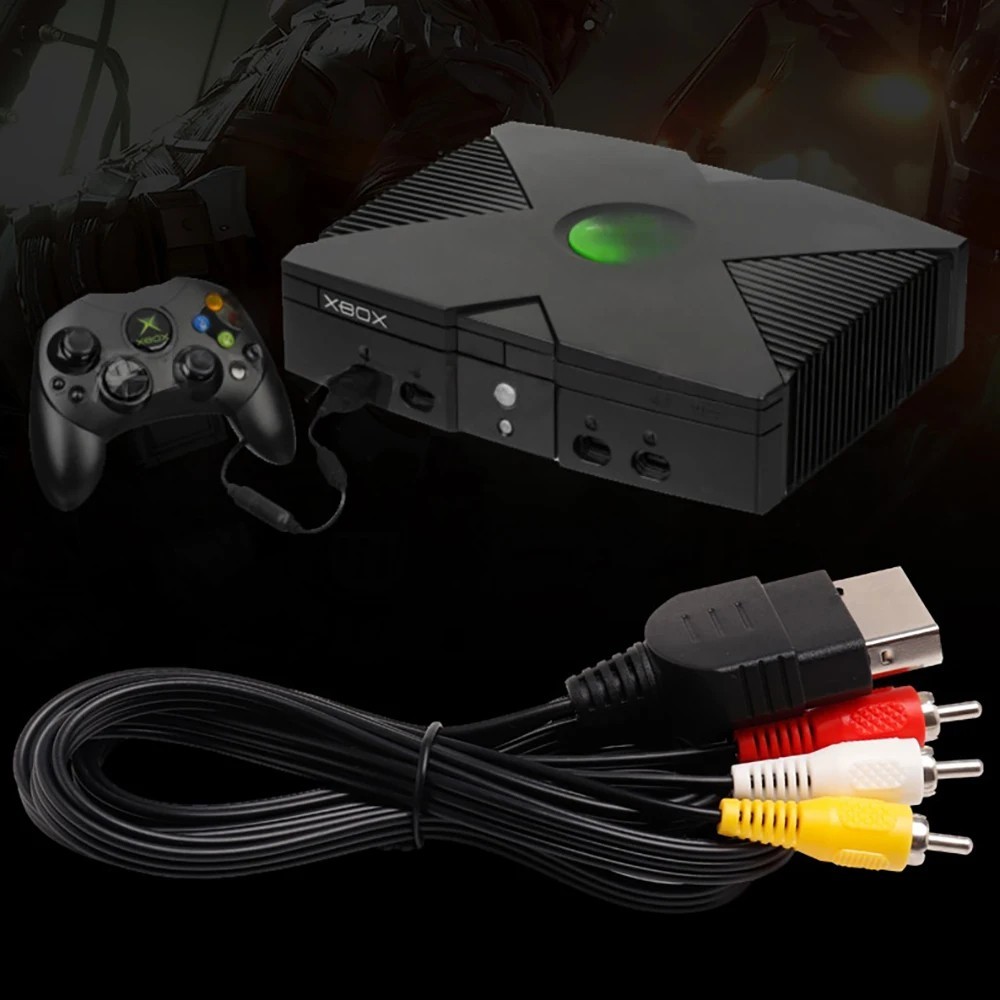 AV Cable for Original Microsoft Xbox Composite Cord TV New Audio Video
