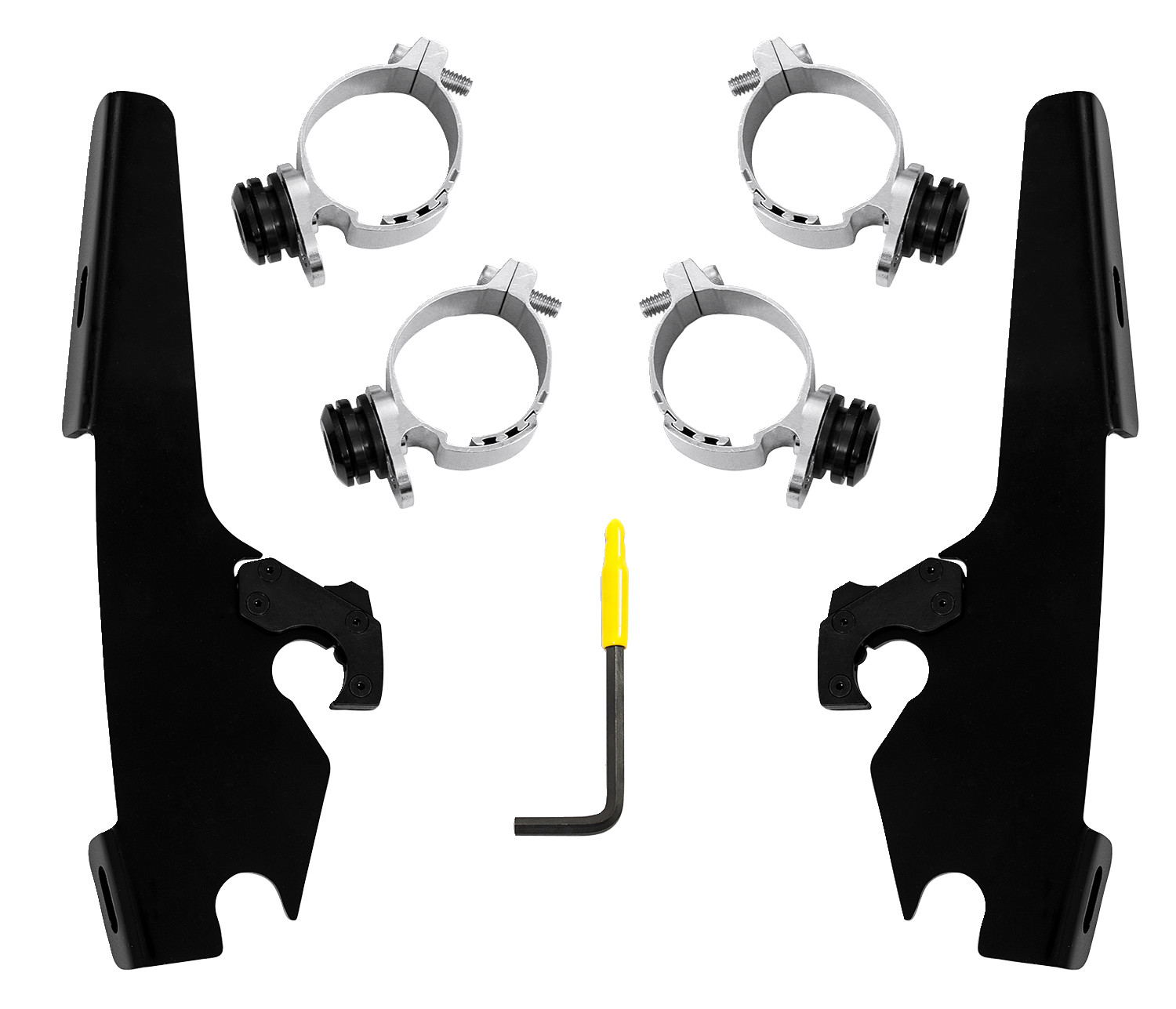 MEMPHIS SHADES Fats/Slim/Sportshield Mounting Kit - Black - Fits Chief MEB2074