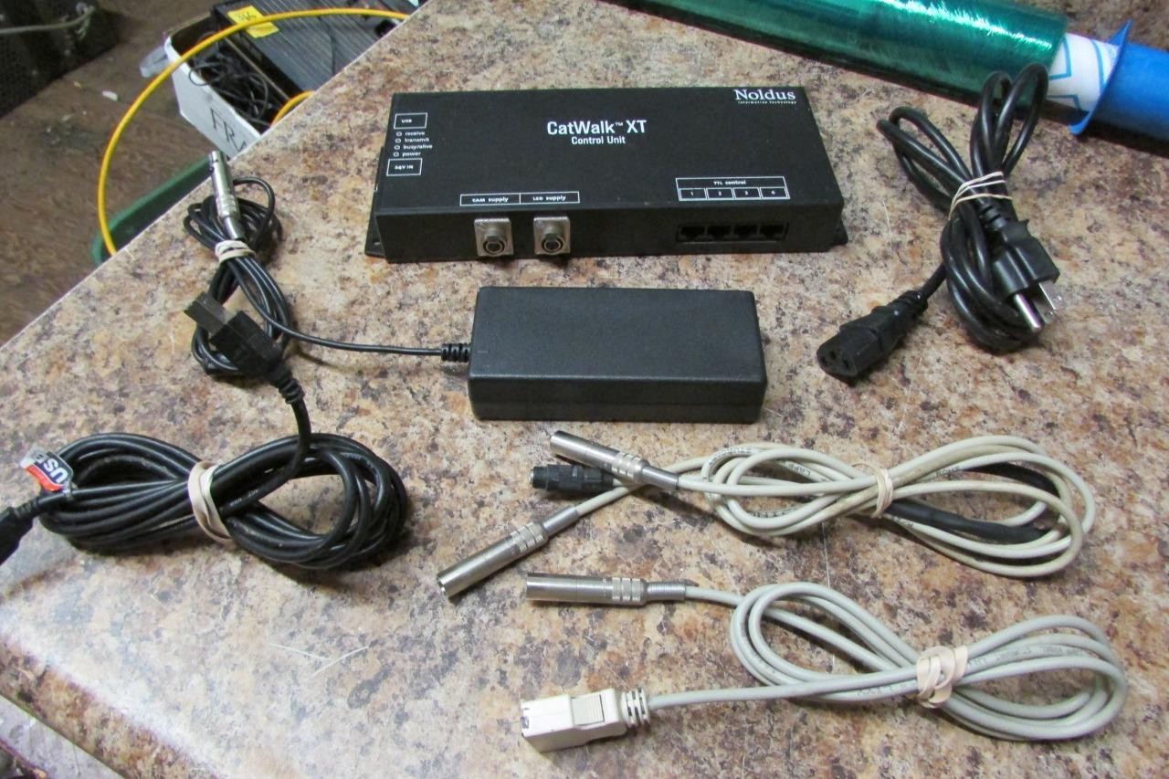 Noldus CatWalk XT Control Unit CWCU-0010 with Power Adapter & Cables/Wires