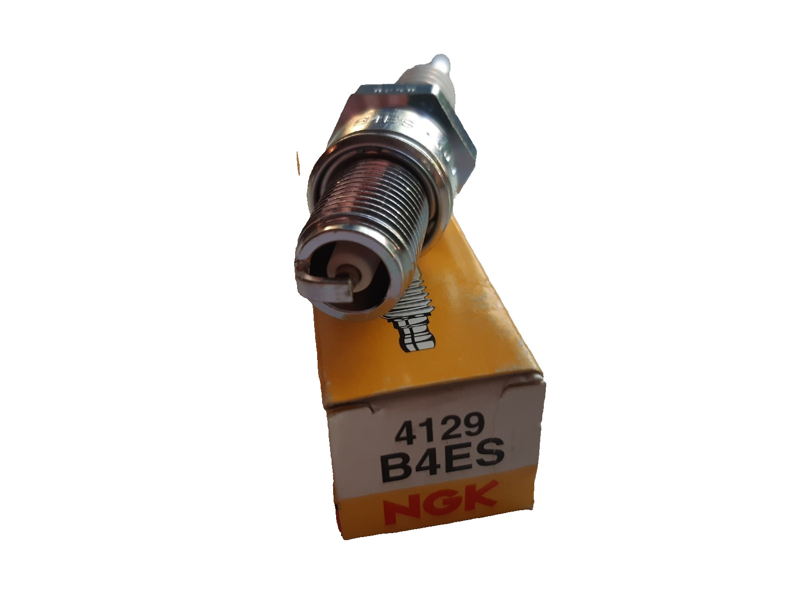 1 x GENUINE NGK B4ES SPARK PLUG - STOCK NO. 4129 - NOS