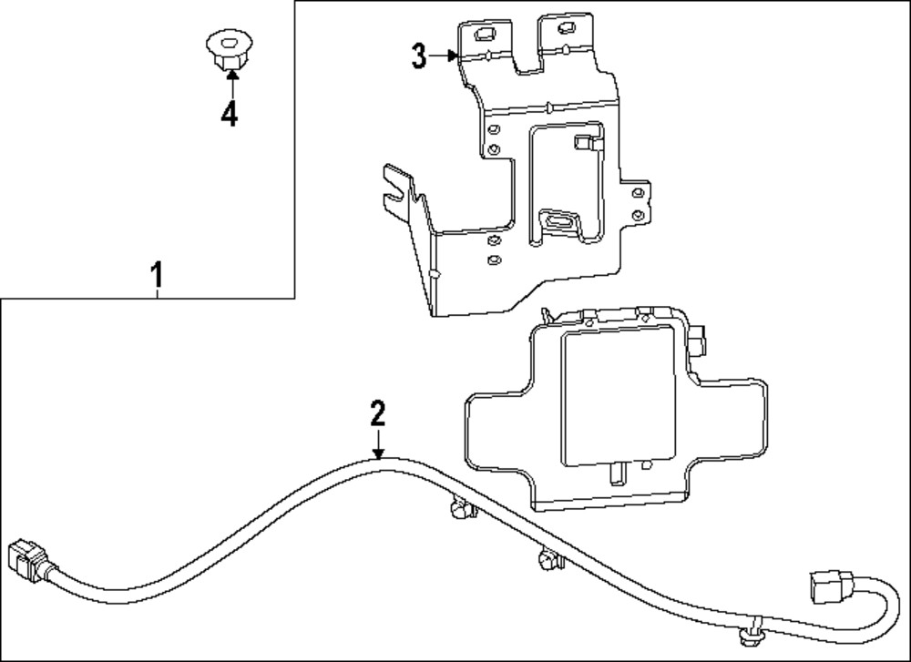 Genuine Hyundai 2019-2020 Tucson Radar Sensor 95810-D3500