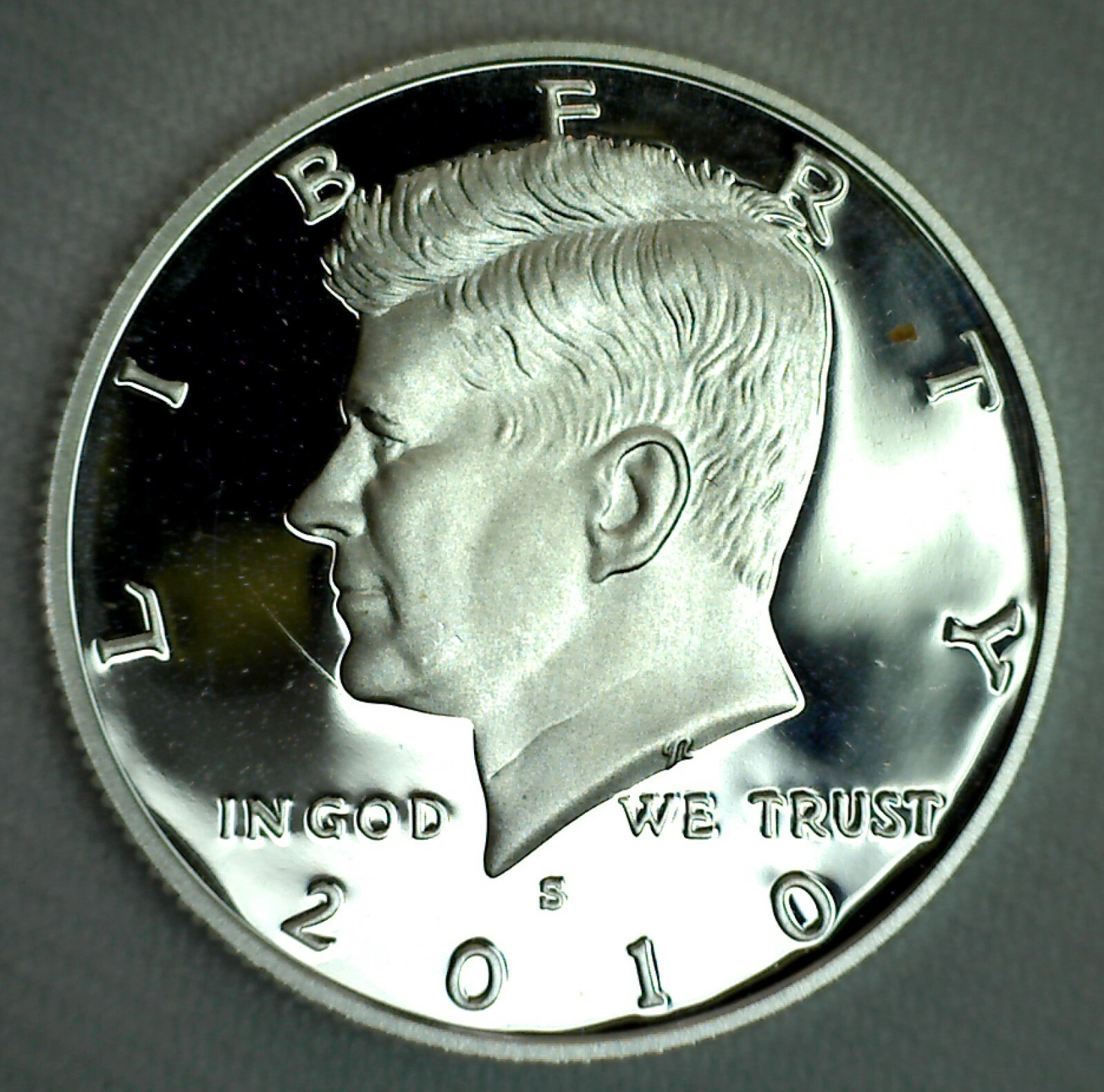 2010 S Proof SILVER Kennedy Half Dollar Coin 50 Cent JFK from US Mint Proof Set
