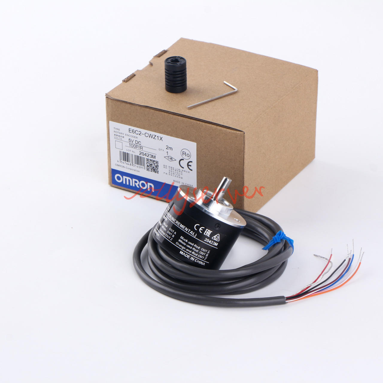 1PC E6c2-cwz1x 100p/R Omron Incremental Rotary Encoder