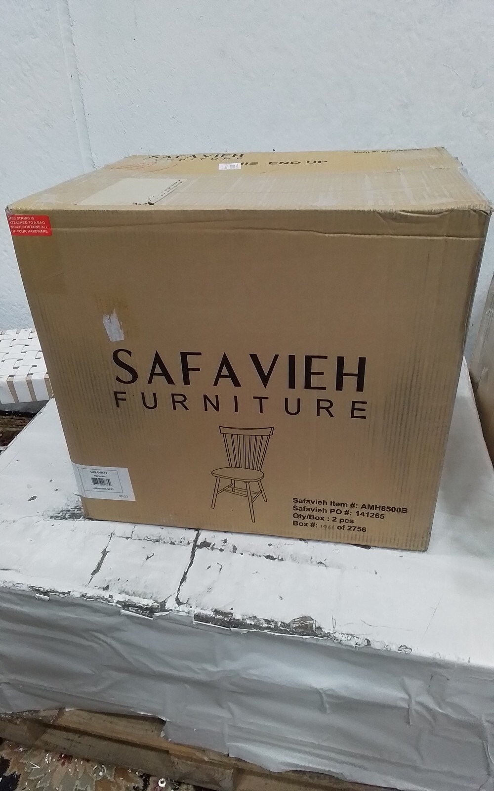 Safavieh PARKER SPINDEL SIDE CHAIR, Reduced Price 2172747401 AMH8500B