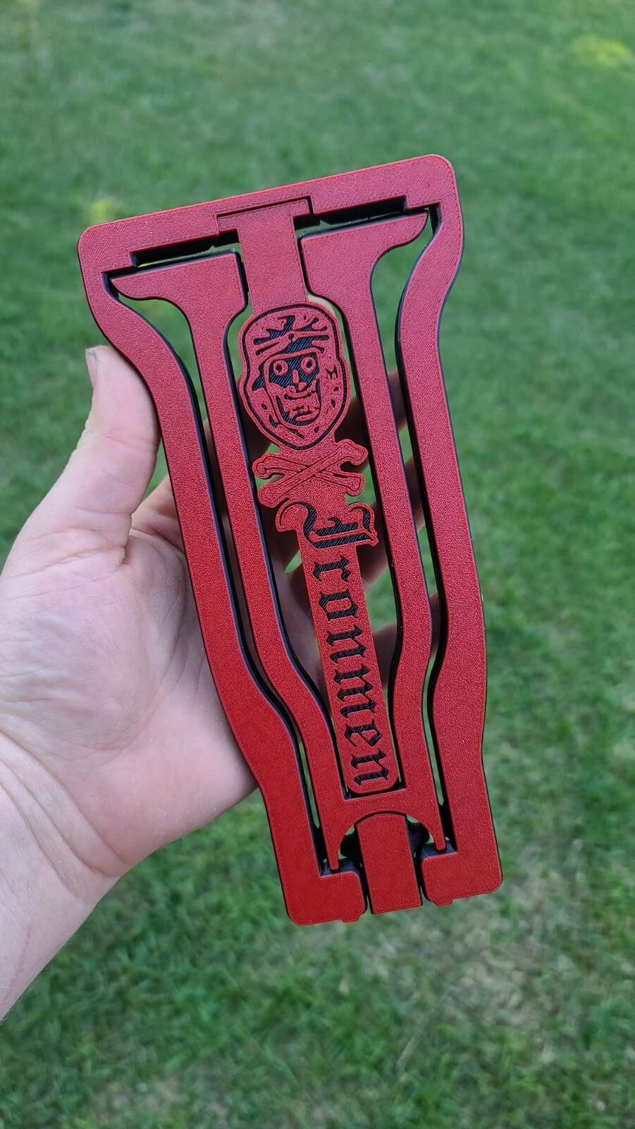 PAINTBALLDNA OG IRONMEN FOLDING QUICKSTAND MARKER SETUP STAND PAINTBALL RED/BLK