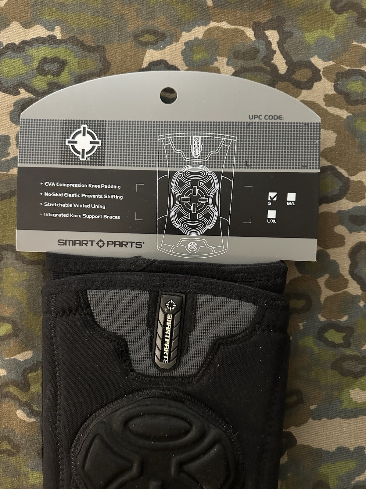 Smart Parts EVA Compression Paintball Knee Pads Small