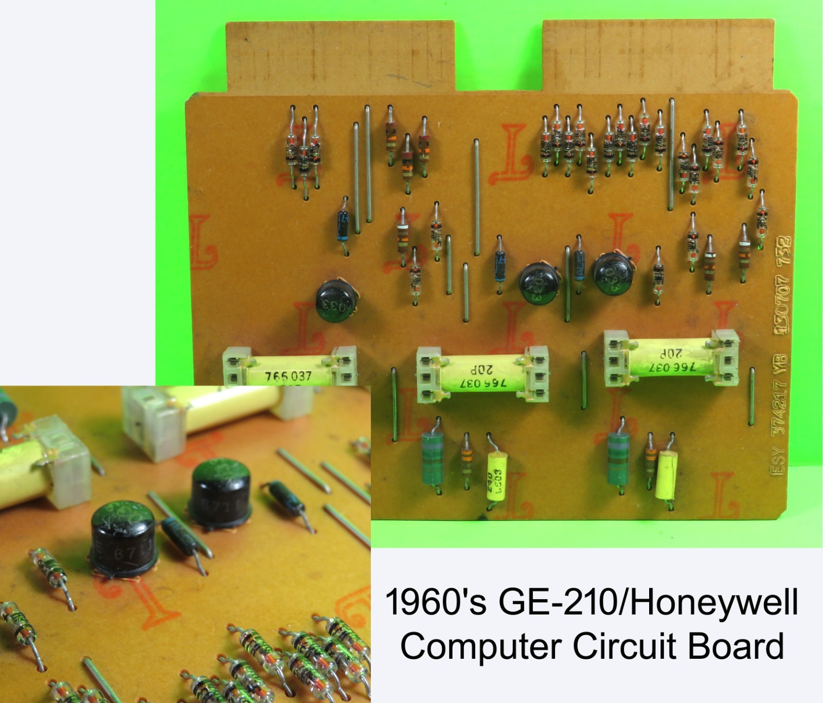 Vintage 1960’s Transistorized Circuit Board – GE-210/Honeywell Computer (306623)