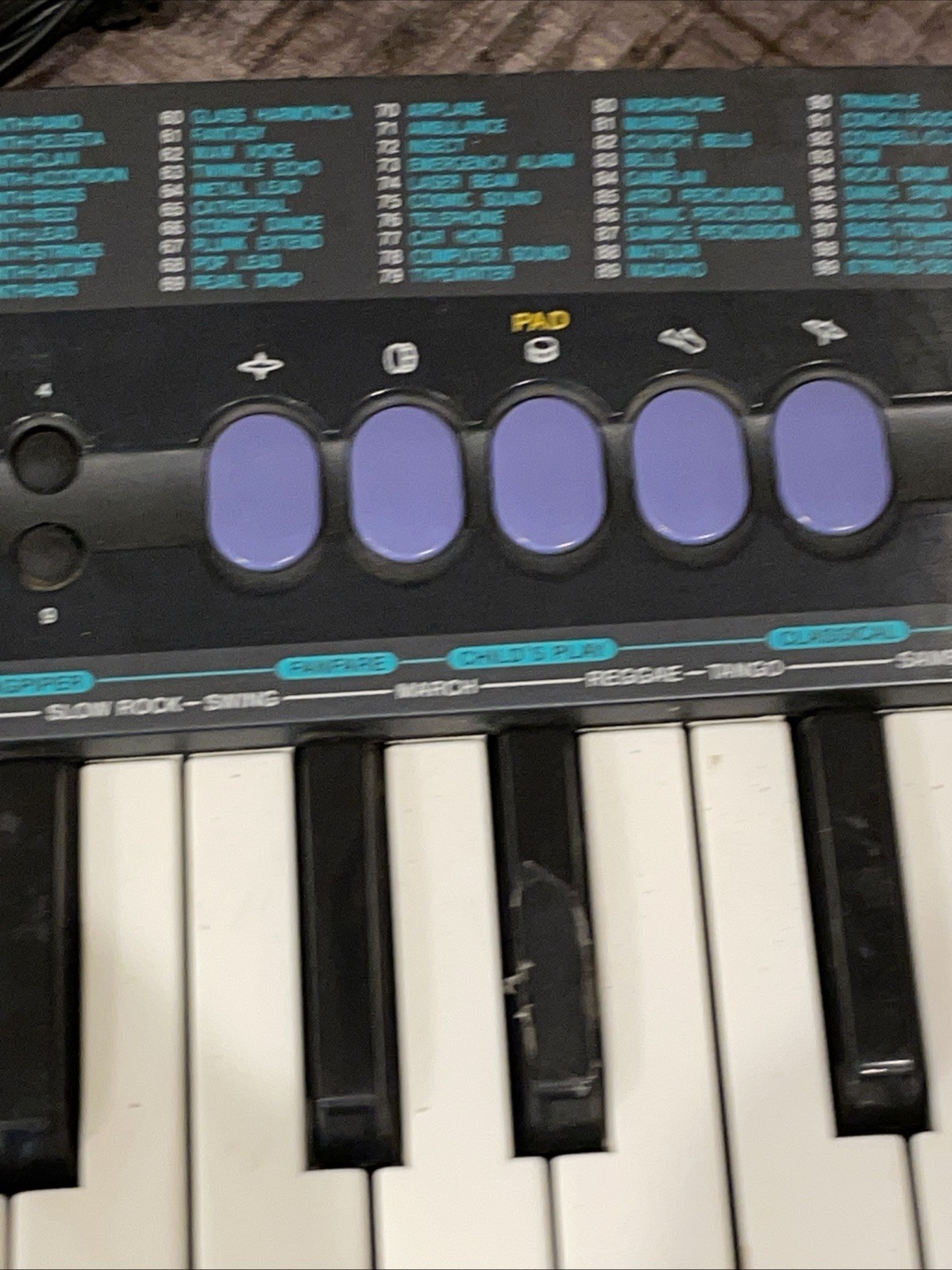 Casio SA-39 Electronic Keyboard With Super Accompaniment - Tested Working