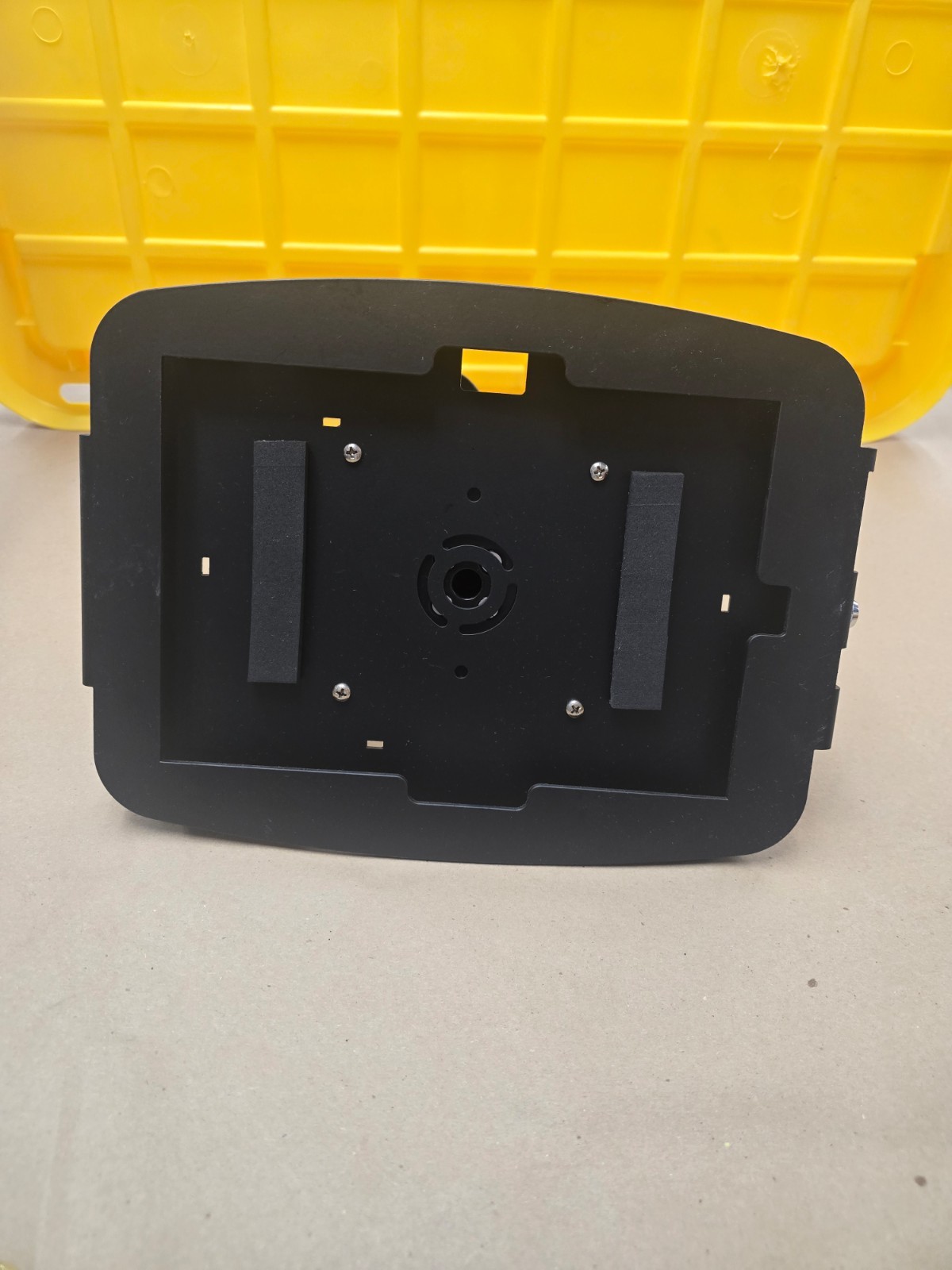 IPAD HOLDER COMPULOCKS W/ADJUSTIBLE ARM.  NO KEY TO THE LOCKS!