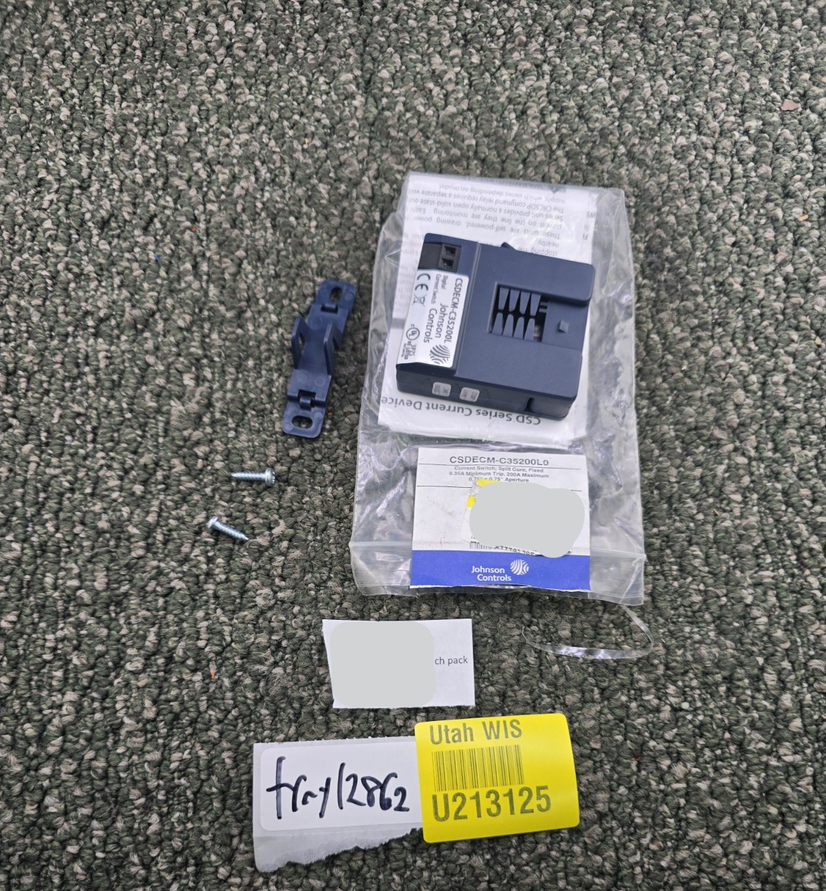 Johnson Controls CSDECM-C35200L0 Digital Current Switch, Current Sensing Relay