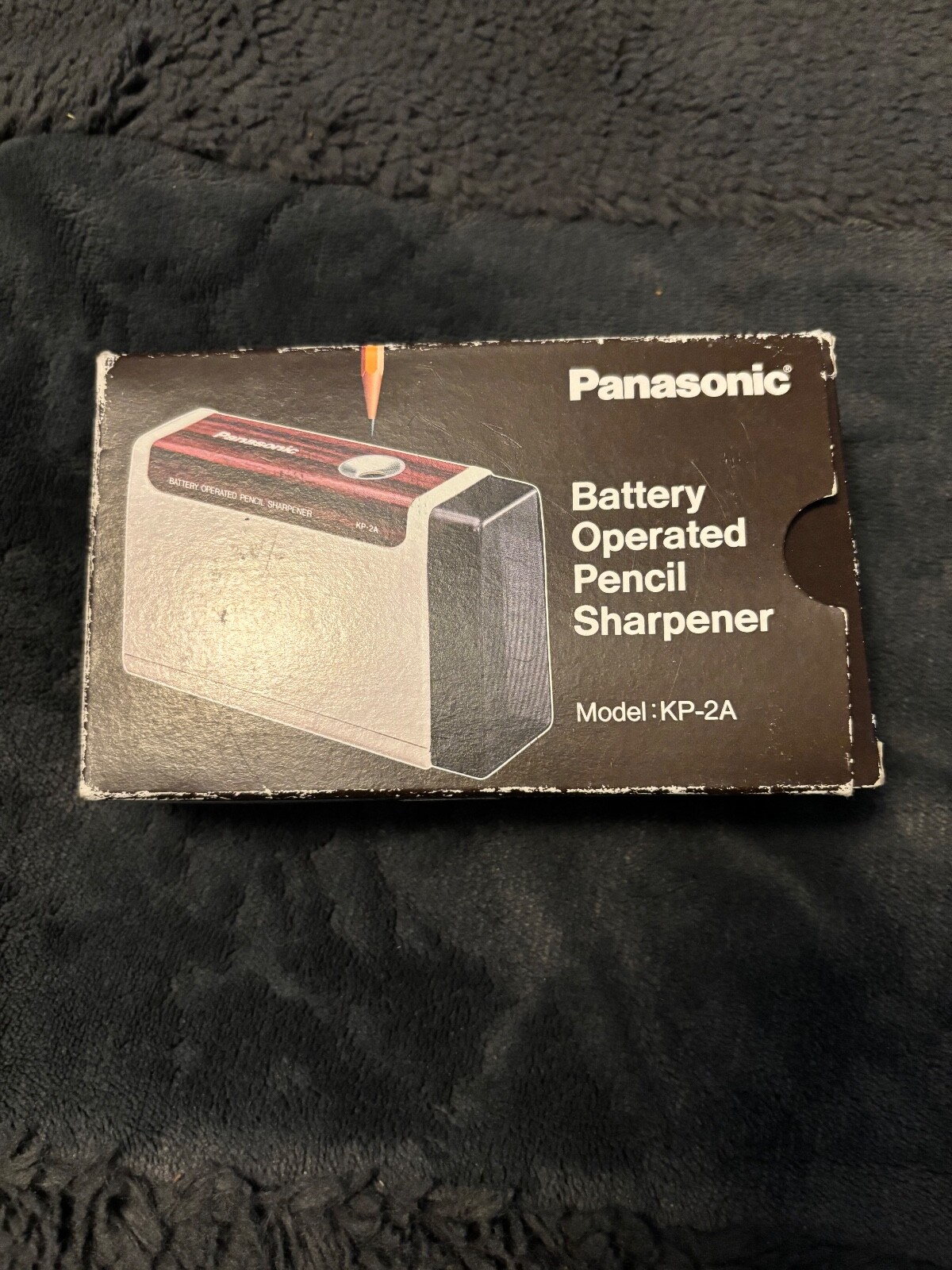 Vintage New in Box Beige Panasonic KP-2A Battery Operated Pencil Sharpener