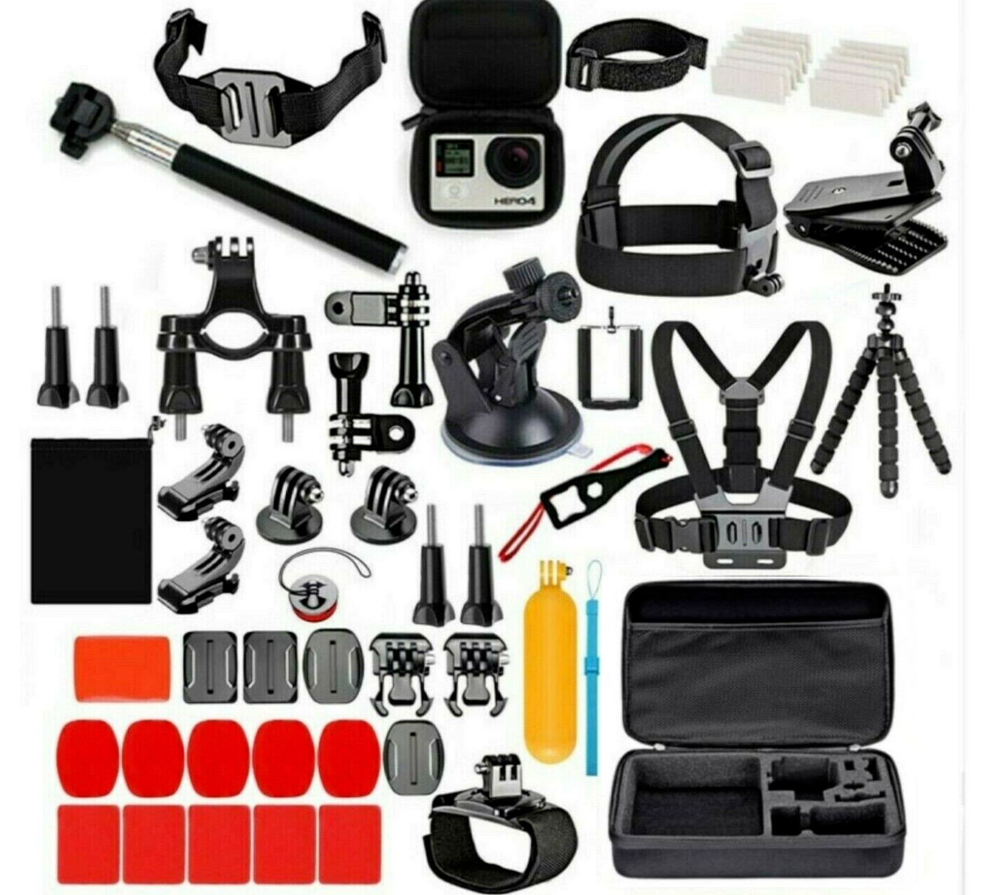 GoPro HERO Action Camera Accessories 77 in 1 Kit for Gopro 9,8, 7, 6, 5, 4. Case