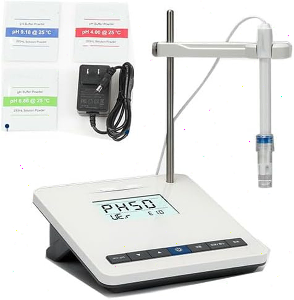 Digital Benchtop PH Meter Tester with PH Buffer Powder PH Range 0.00~14.00
