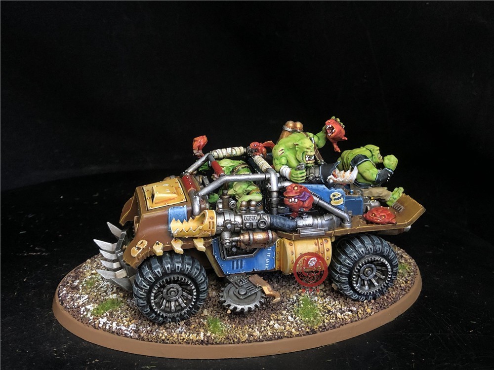 Warhammer 40K DPS painted Orks Rukkatrukk Squigbuggy SK8544