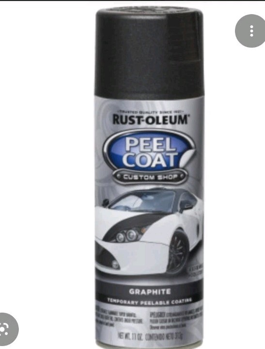 6 Pack Rust-Oleum Automotive Peel Coat Spray Graphite 11oz Rubber Coating (SP24)