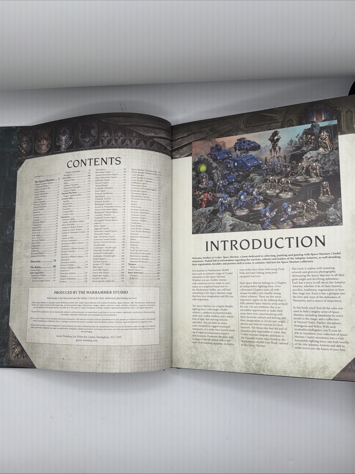 Games Workshop Warhammer 40K Codex: Space Marines Rule Book (Hardback)