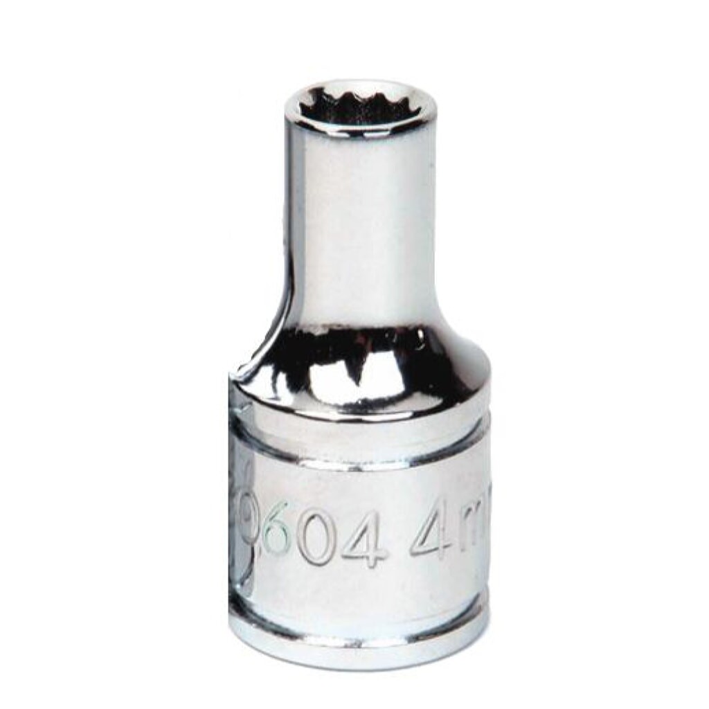 Williams 30606 1/4-Inch Drive Shallow 12-Point Socket, 6mm