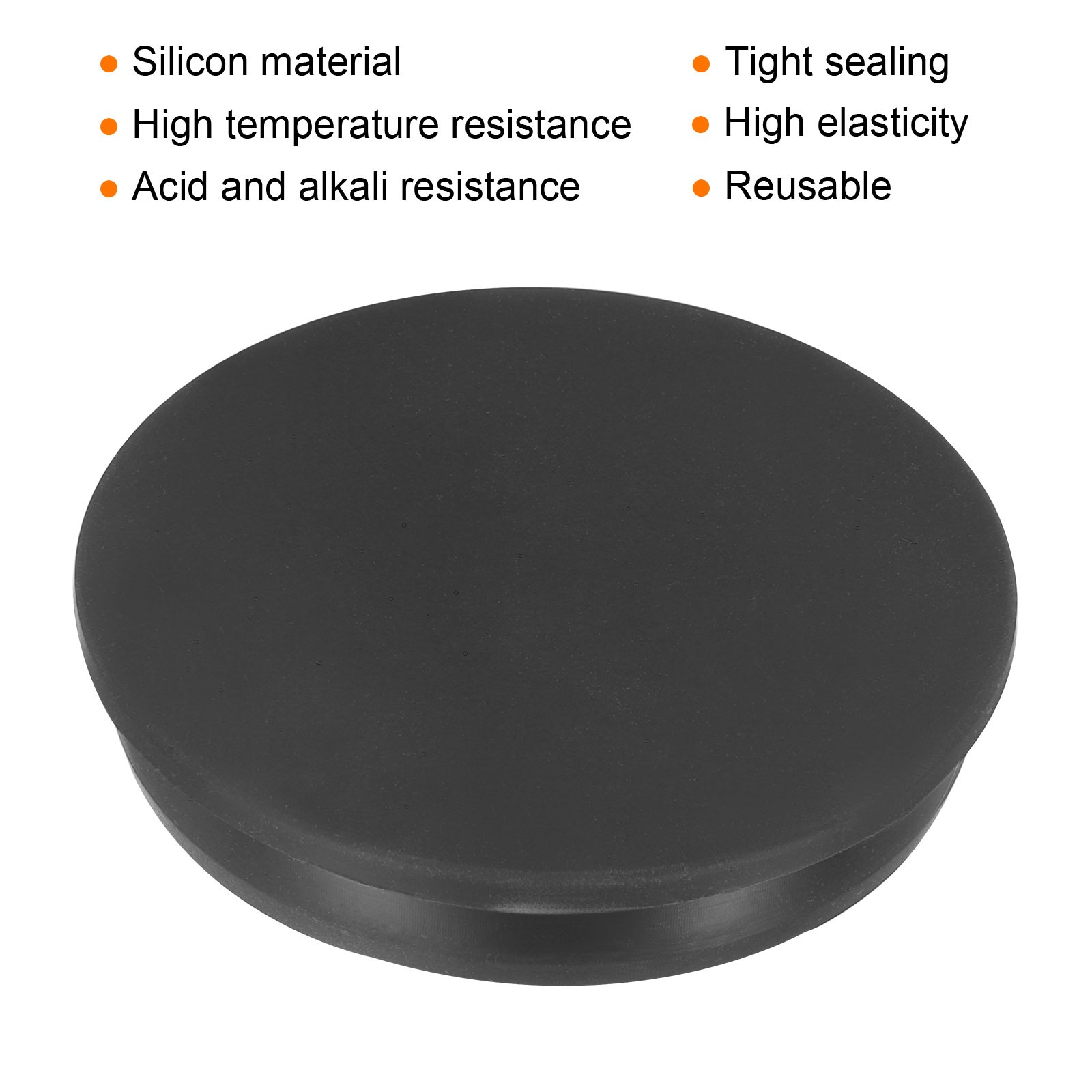 High Temp Silicone Plug T Shape Silicon Stopper Black 83x12x77mm