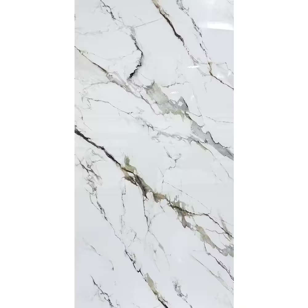 Falkirk Irvine II, 1/8 In. X 2 Ft. X 4 Ft. Gray Glossy PVC Decorative Wall Panel