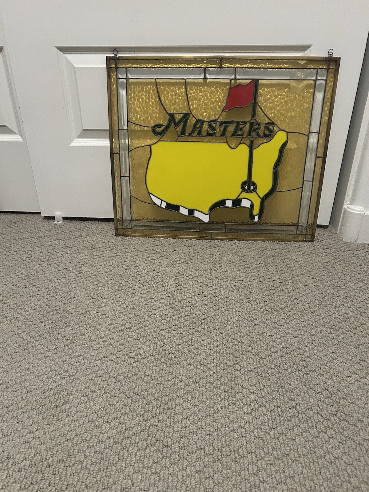 Masters Logo Stained Glass