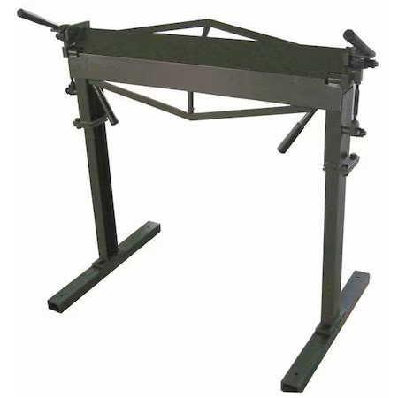 Dayton 45J326 Metal Brake With Stand, 36 In Bending Length, 36 In Cutting Width
