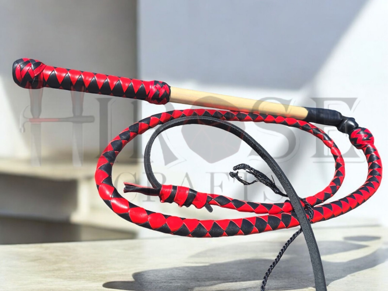 3 Feet Long Kids’ Stock whip, Genuine Cow Hide Leather, Hand Crafted Stockwhip