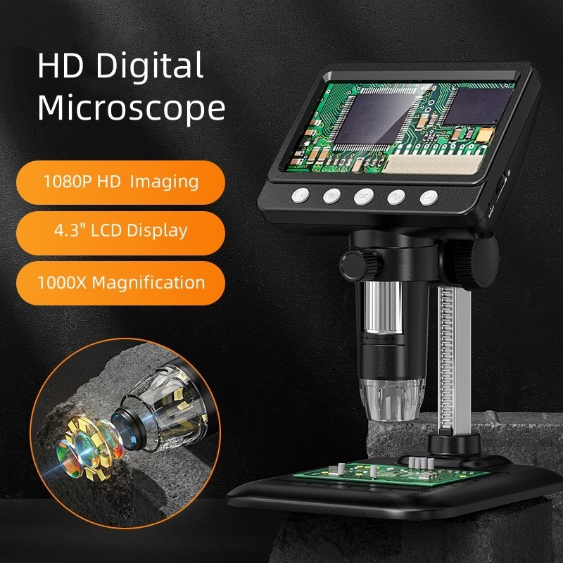 Digital Microscope, Coin Microscope For Error, Magnifying Glass With Light
