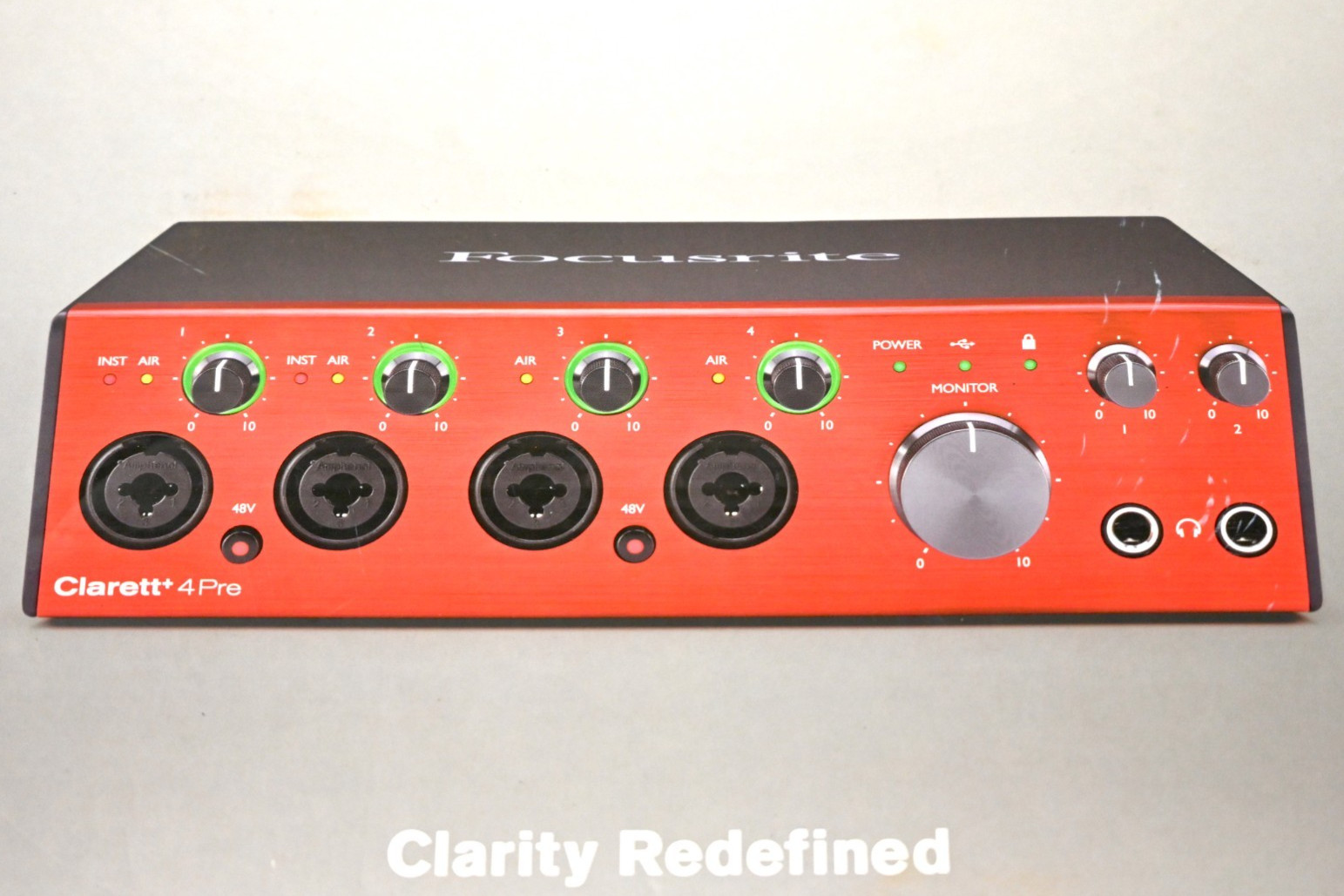 Focusrite Clarett+ 4Pre USB Audio Recording Interface for PC and Mac BRAND NEW