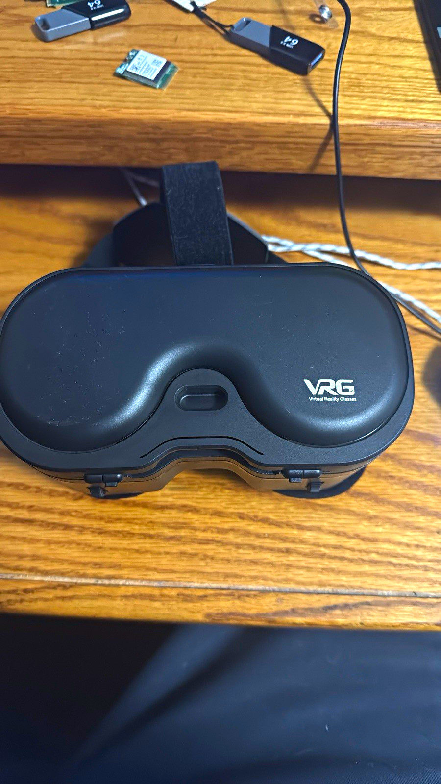 VRG Virtual Reality Glasses Smartphone VR Headset Goggles, Black