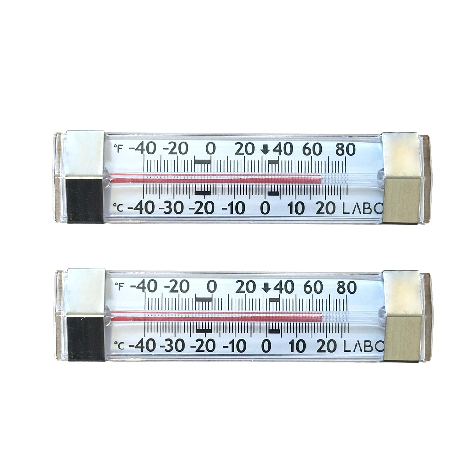 Refrigerator and Freezer Thermometer Fridge Thermometer 2 Pack – Waterproof