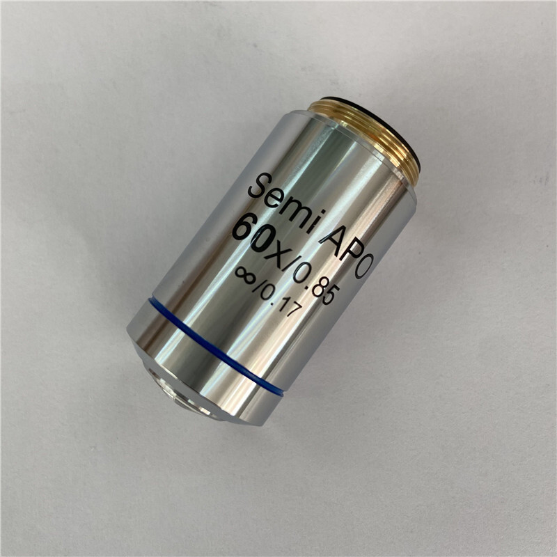 Flat Field Semi-achromatic Infinite Objective Lens f Biologic Microscope 4X-100X