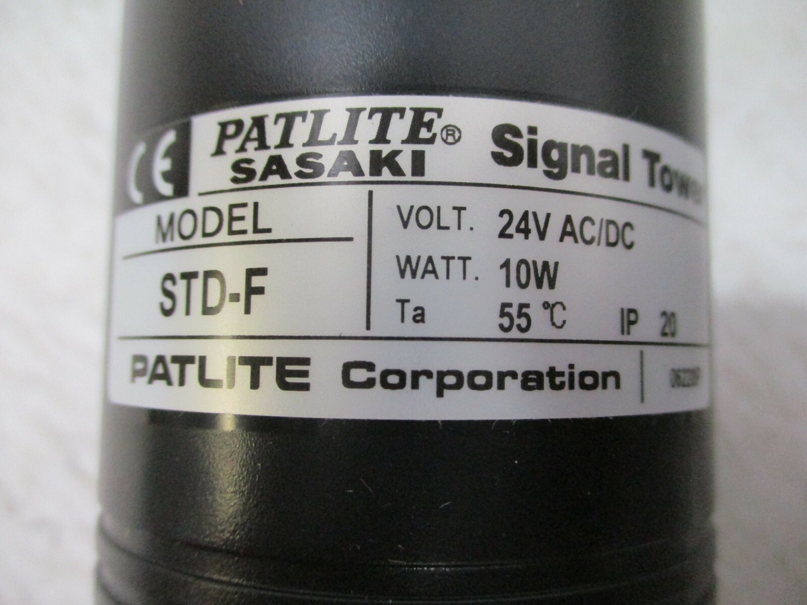 NEW Patlite STD-302F-RYG Signal Tower STD-F Light Stack 24V AC/DC 10W