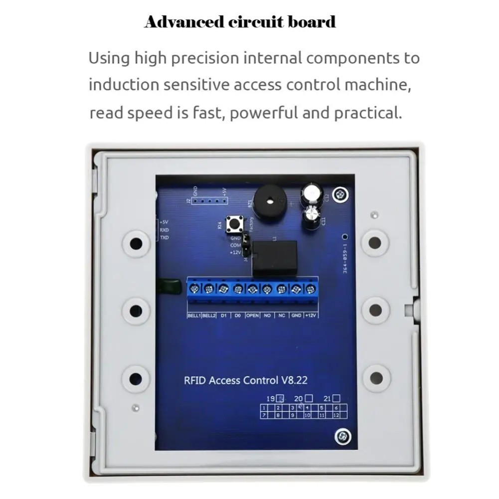 Password Card Induction Door Lock Control Machine with Easy Screw Installation