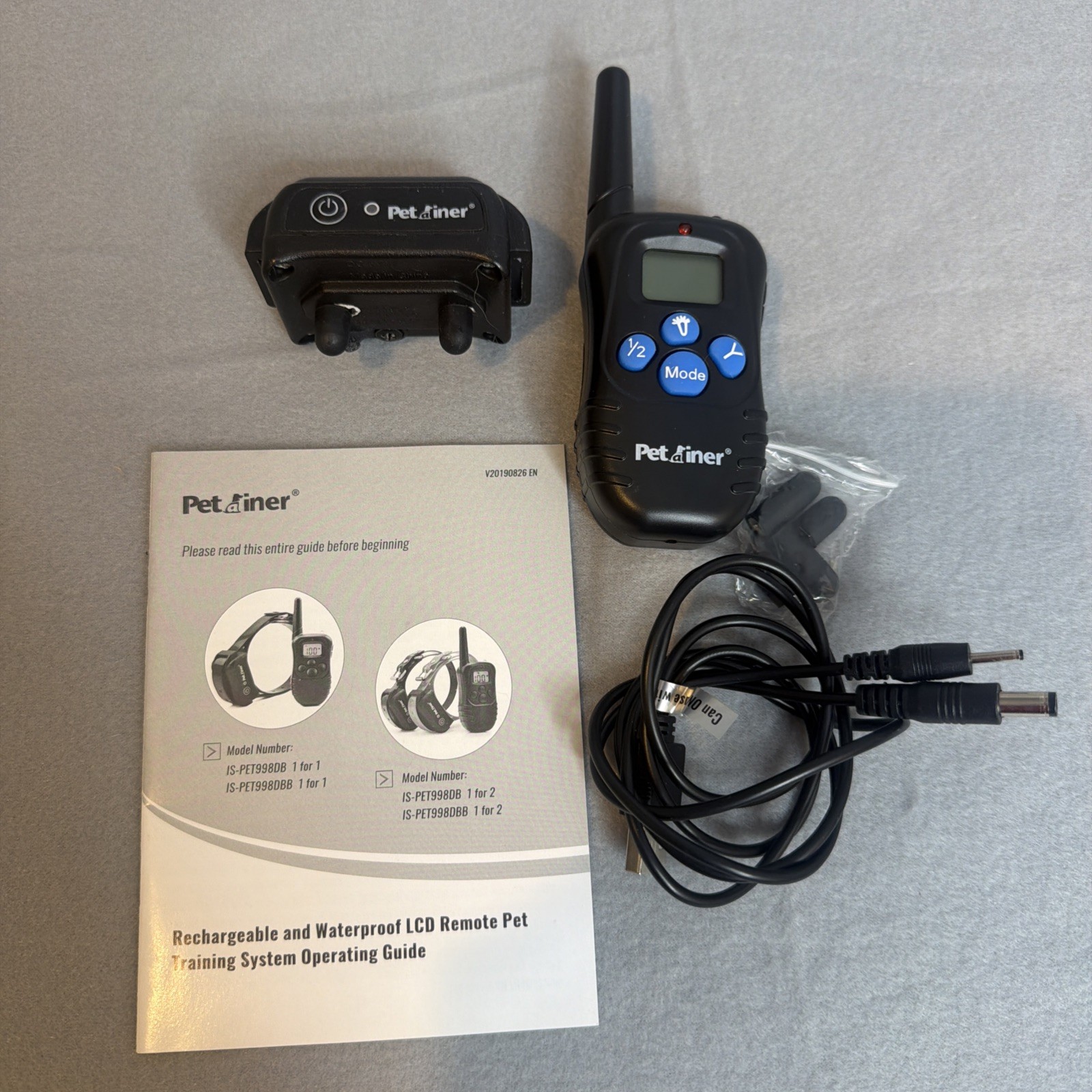 Petrainer PET998DB1 330 Y Rechargeable Waterproof Dog Training Collar