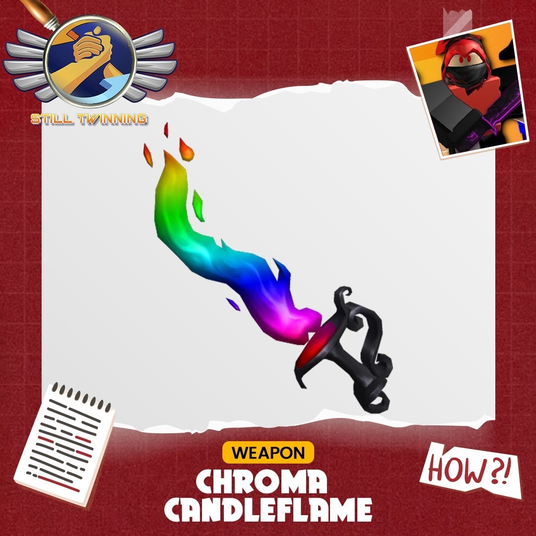 Chroma Candleflame | Roblox Murder Mystery 2 Knives Guns - Fast Delivery